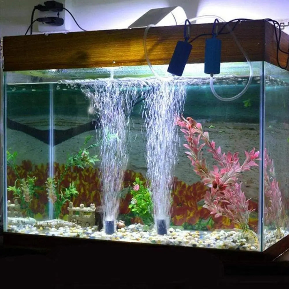 Portable USB Aquarium Air Pump – Quiet Copper Core Aerator