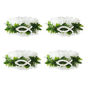 4Pieces Delicate Floral Wreaths Decors Perfect Wedding Anniversary