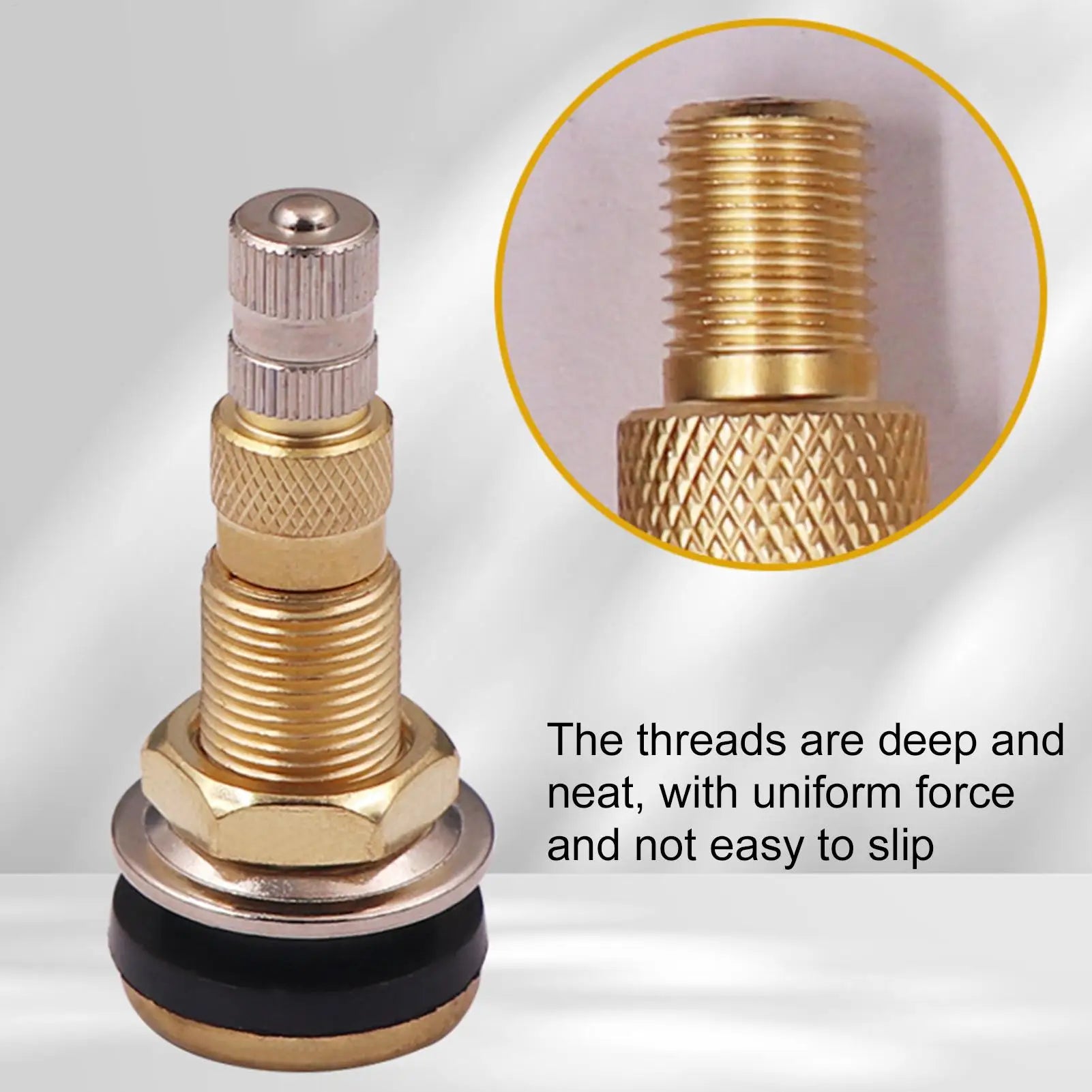TR618A Brass Tubeless Tire Valve Stem – Tractor & Loader