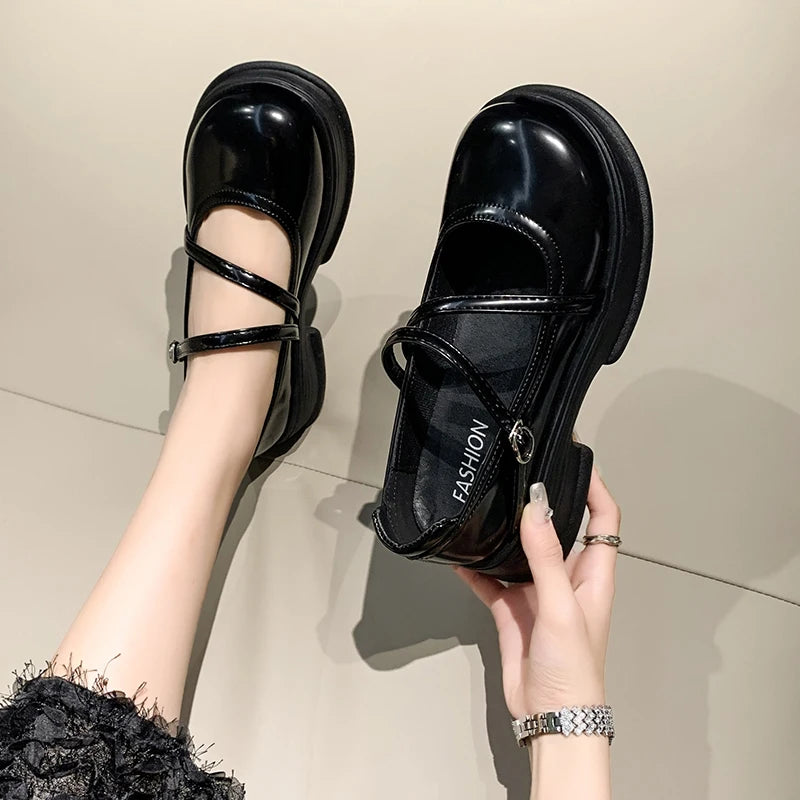 Casual Women Sneakers Round Toe Platform All-match Footwear Bow-knot