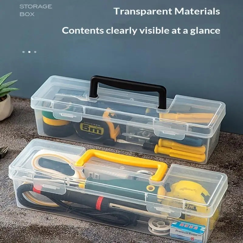 Handheld Tool Parts Storage Box Multi-compartment Organizer Sorting