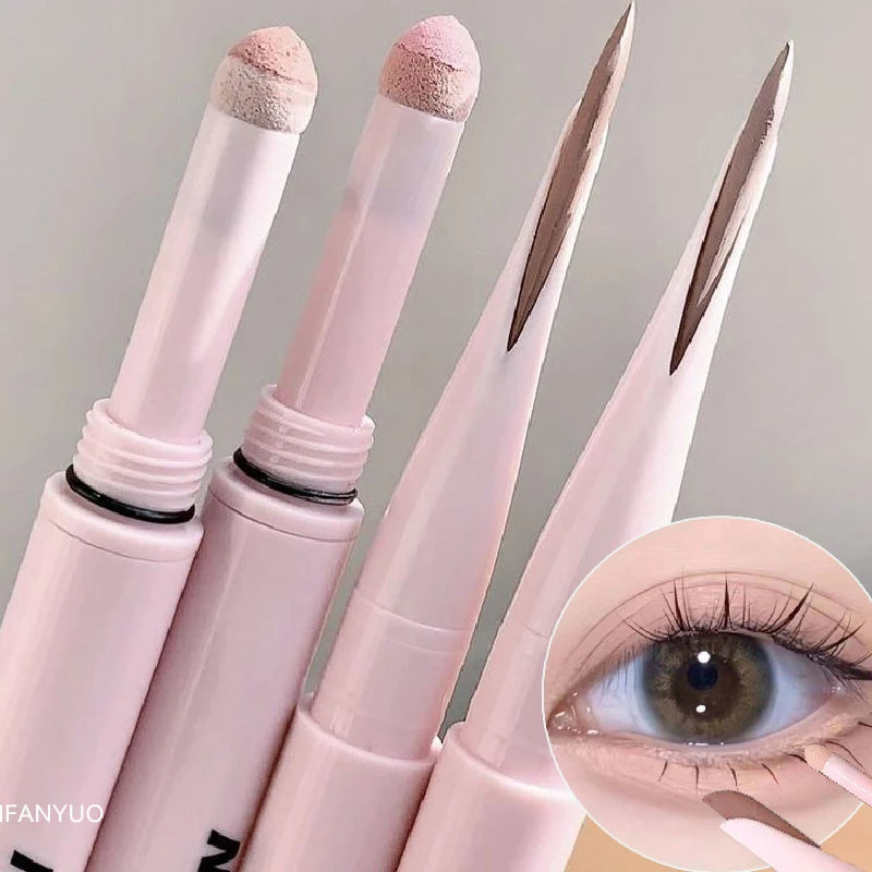 Mulitfuntional Double Ended Lying Silkworm Pen Eyeliner Pencil