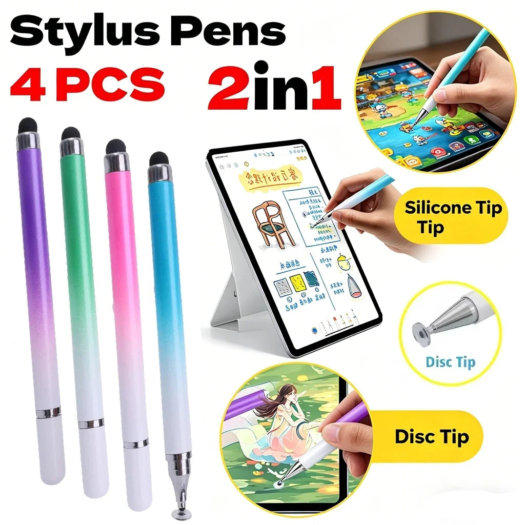 4 Universal 1 Stylus Pen Smart Phone Tablet Drawing Capacitive Pencil Zpaxo