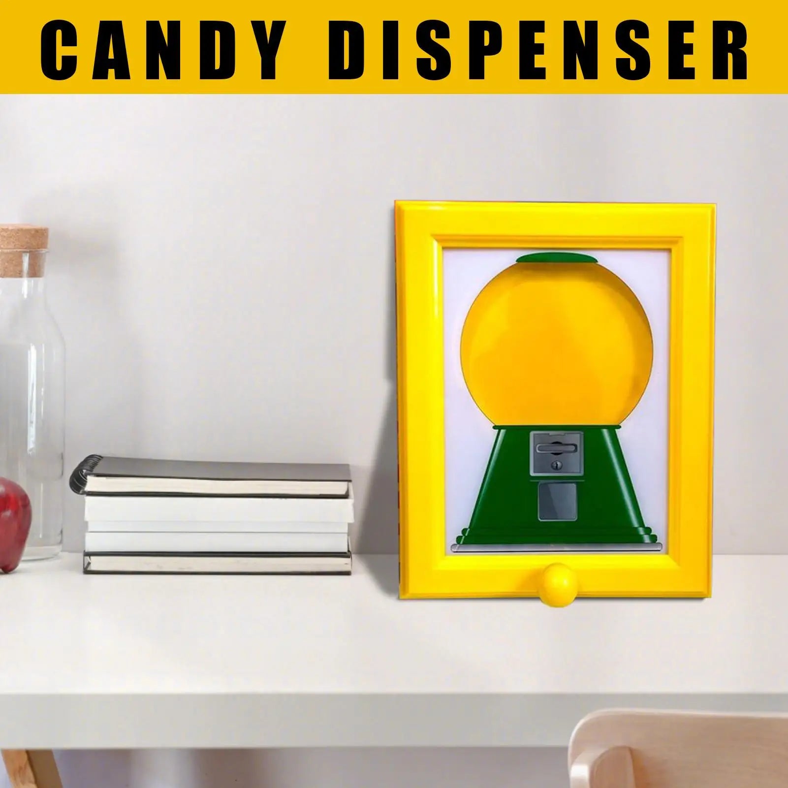 Candy Dispenser Frame Creative Vending Toy Decorative Snack Container