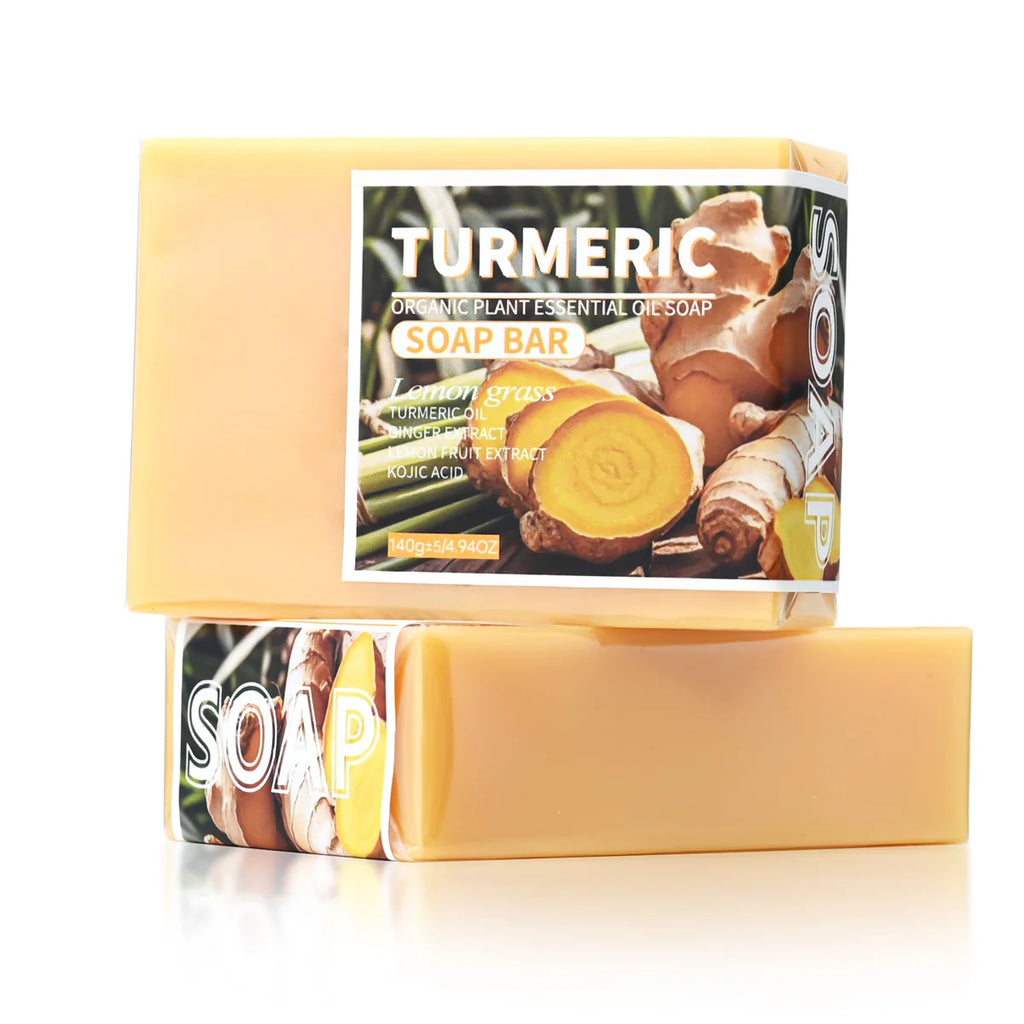 Turmeric & Lemon Essential Oil Handmade Soap 140g – Face & Body Handmade Soap Bar Zpaxo