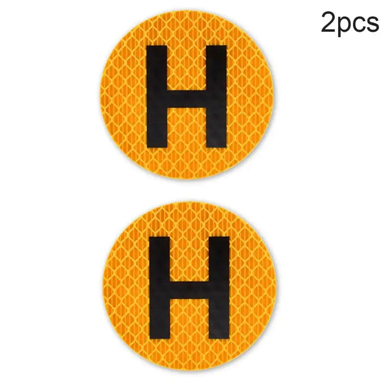 Magnetic H Sign Car Sticker – Reusable Vehicle Badge Decal