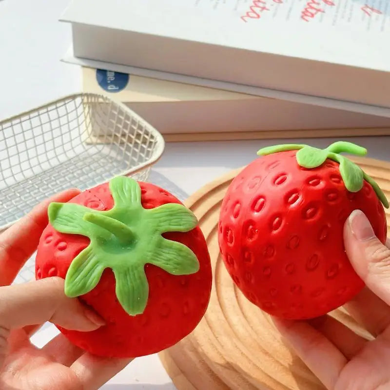 Strawberry Slow Rising Squeeze Toy – Squishy Fidget for Kids