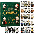 Christmas Panda Advent Calendar 2D Acrylic Hanging Ornaments 24 Days