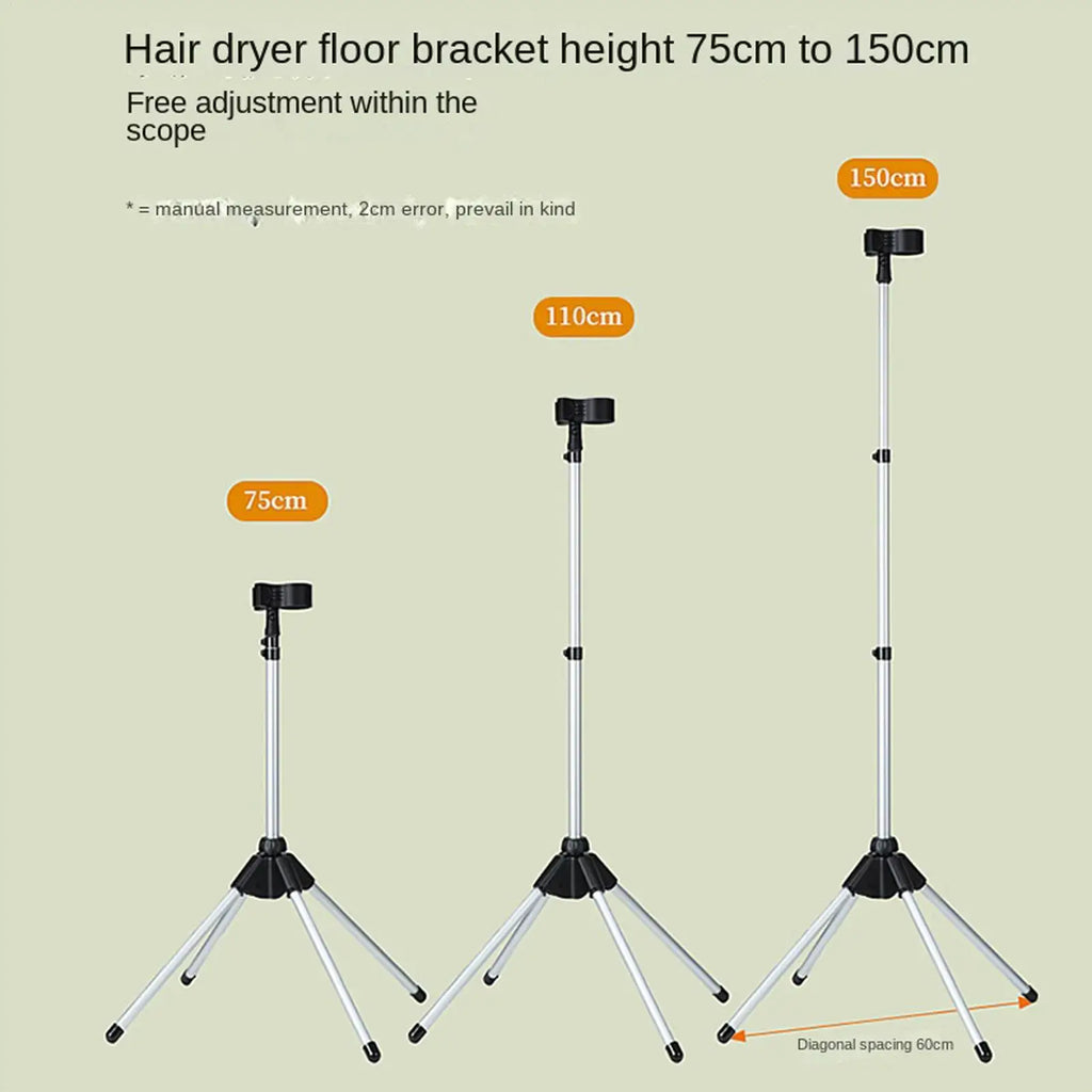Blow Dryer Stand Air Cushion Brush Adjustable Non-slip Rack Home