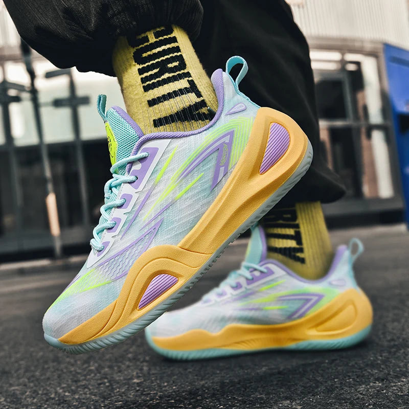 Men's Basketball Shoes Breathable Cushioning Non-slip Wearable Runing