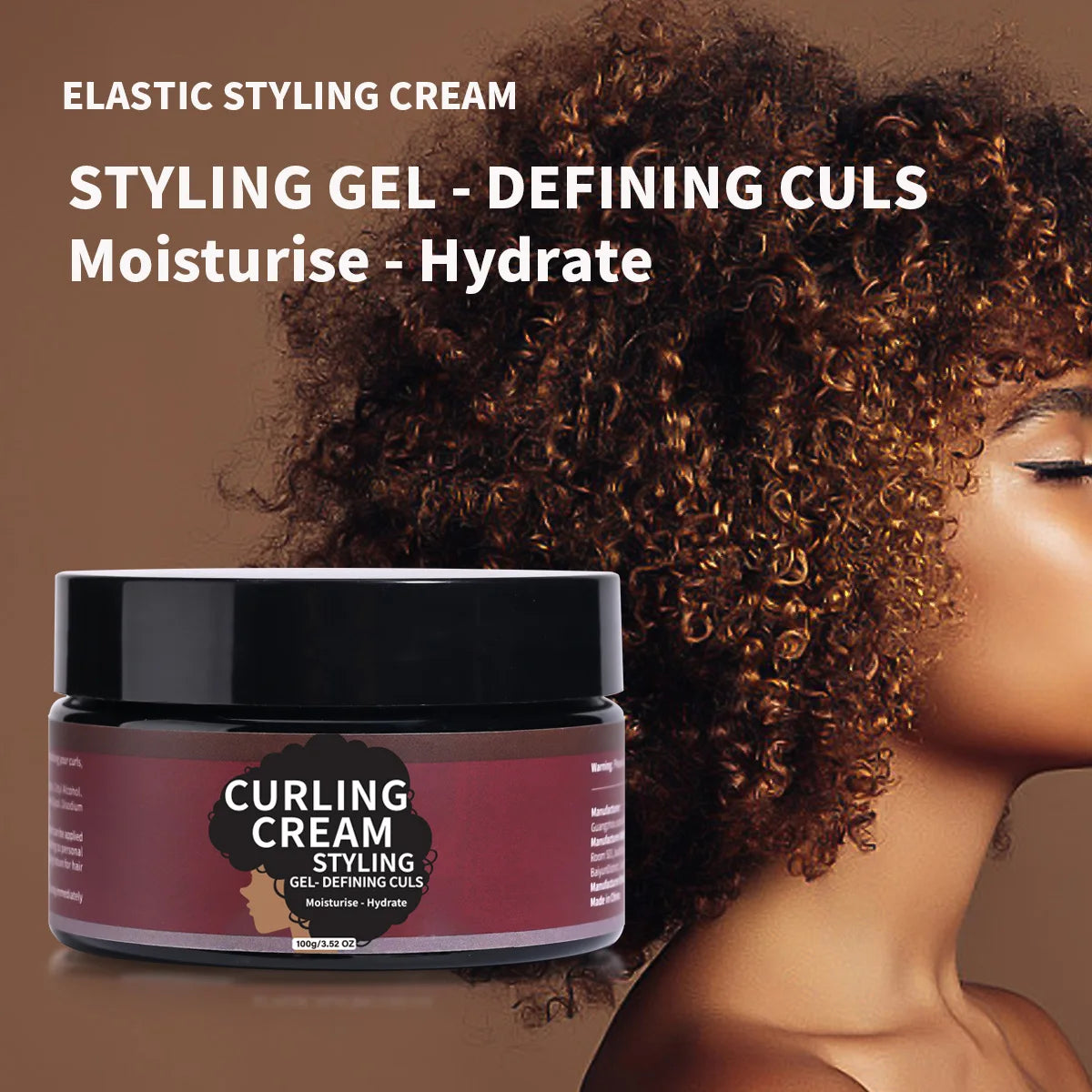 Moisturizing Styling Cream for Curly Hair - a Styling Cream for Creating Natural Curls and Achieving Lic Zpaxo Default Title