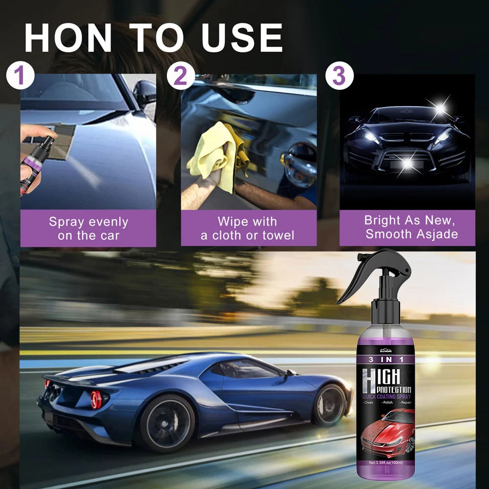1 Car Ceramic Nano Coating Liquid Crystal Hydrophobic Layer Polishing Zpaxo