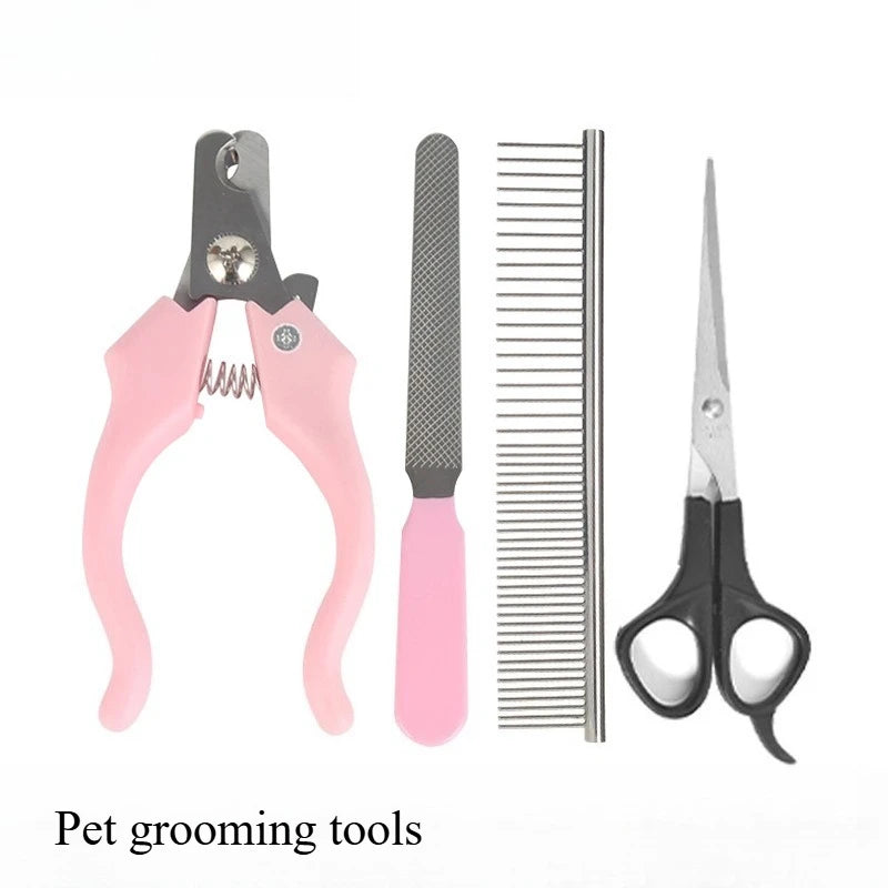 Dog Hair Clippers Electrical Pet Clipper Grooming Trimmer Cat Rabbit Zpaxo 4pcs