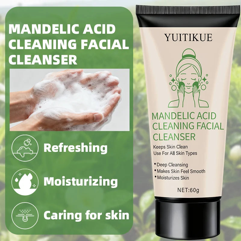 Mandelic Acid Facial Cleanser 60g – Oil Control & Deep Cleanse Facial Cleanser Zpaxo
