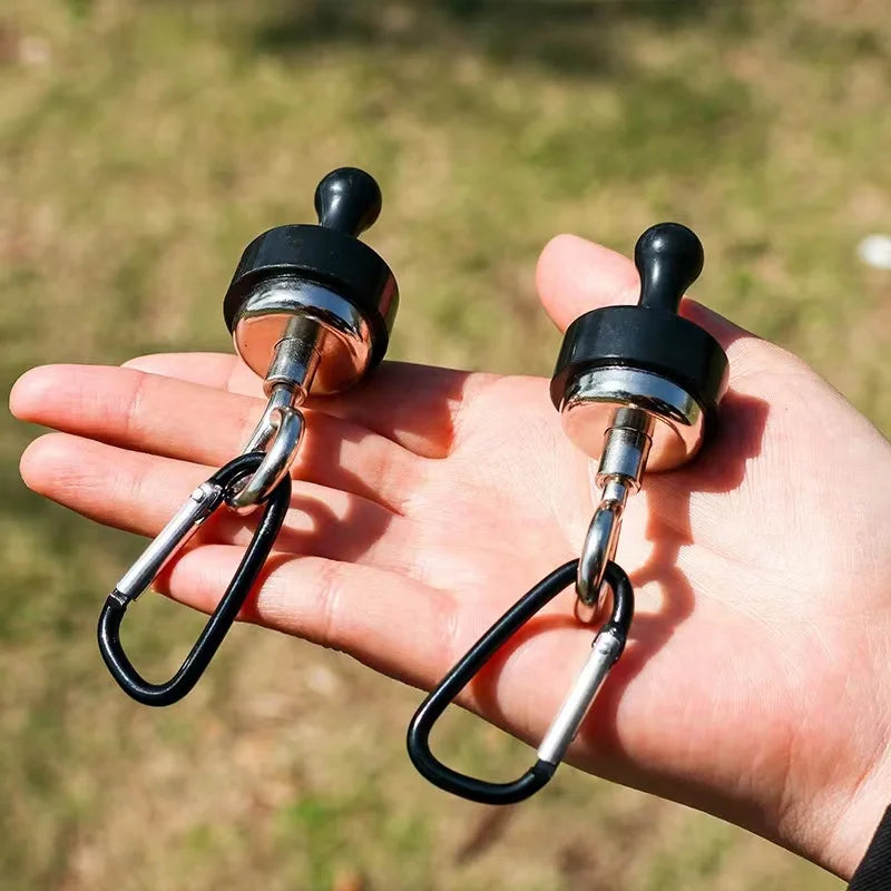 Magnetic Carabiner Hook for Camping – Tent & Canopy Hanger Magnetic Camping Hook Zpaxo