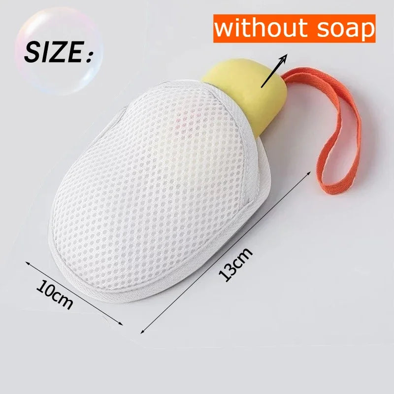1 Foaming Soap Bag Net Mesh Massage Exfoliator Pouch Bathing Bubble