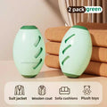 Reusable Washable Portable Clothes Cleaning Roller for Traveling Pet Hair Remover Dust Removal Eliminator Brush Hair Sticky Zpaxo 2PCS-Green