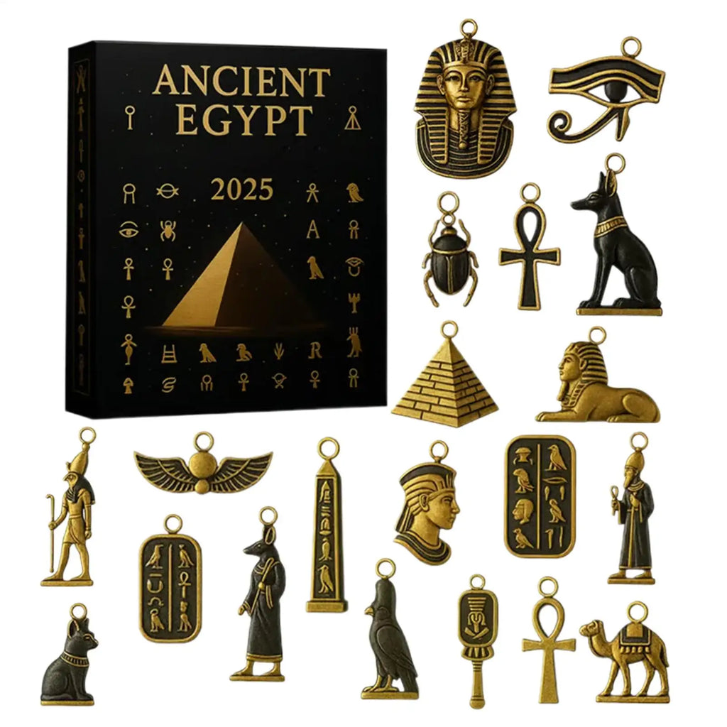 Egyptian Theme Advent Calendar 2025 24 Days 2D Acrylic Christmas
