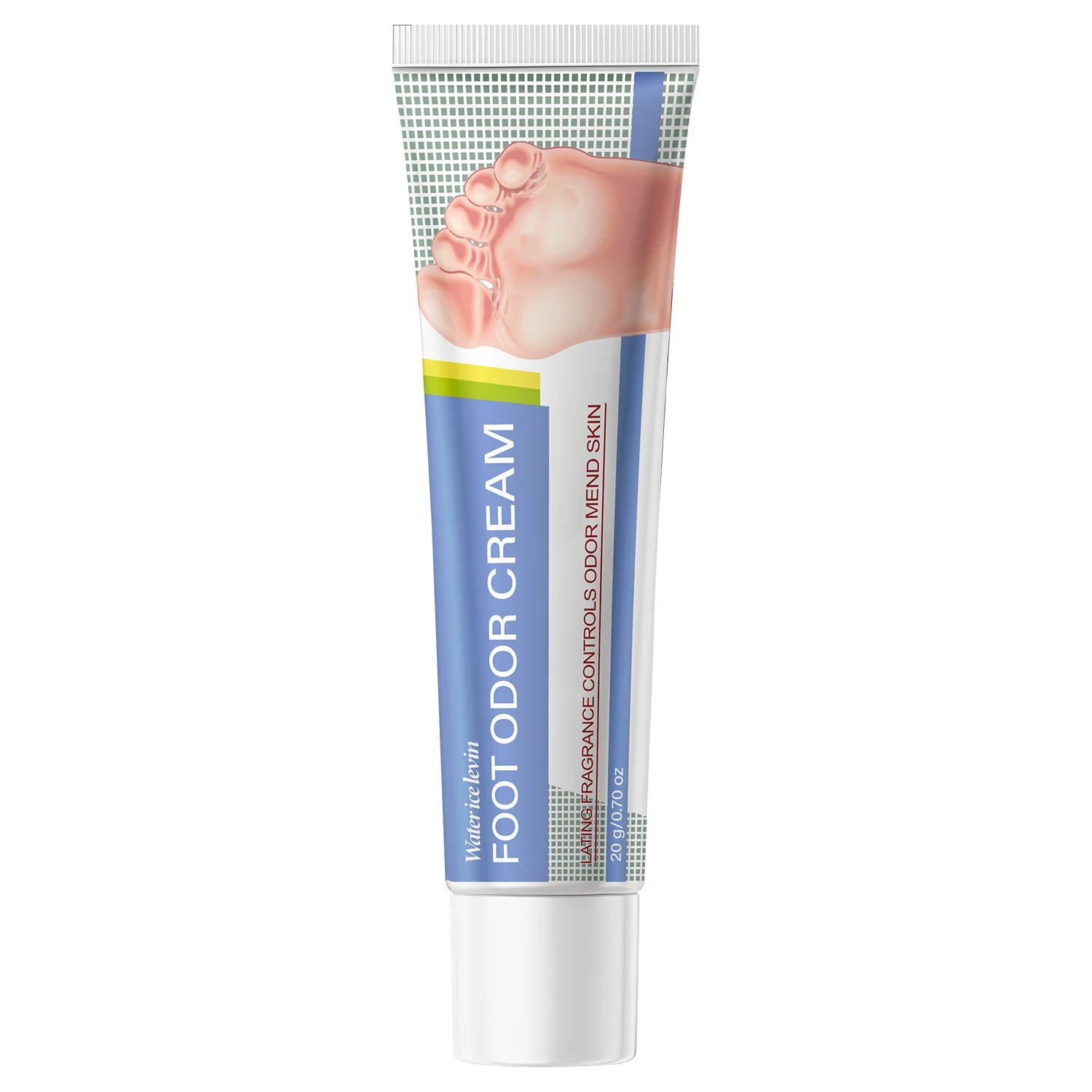 Moisturizing Foot Cream - Controls Odor, Firming with Hyaluronic Acid & Niacinamide, Lating Fragrance for All Skin Zpaxo Light Yellow 20g