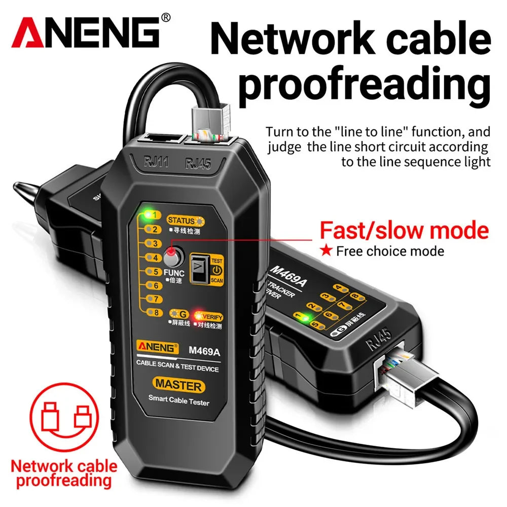 ANENG M469A Smart Network Cable Tester Wire Tracker Receiver Repair