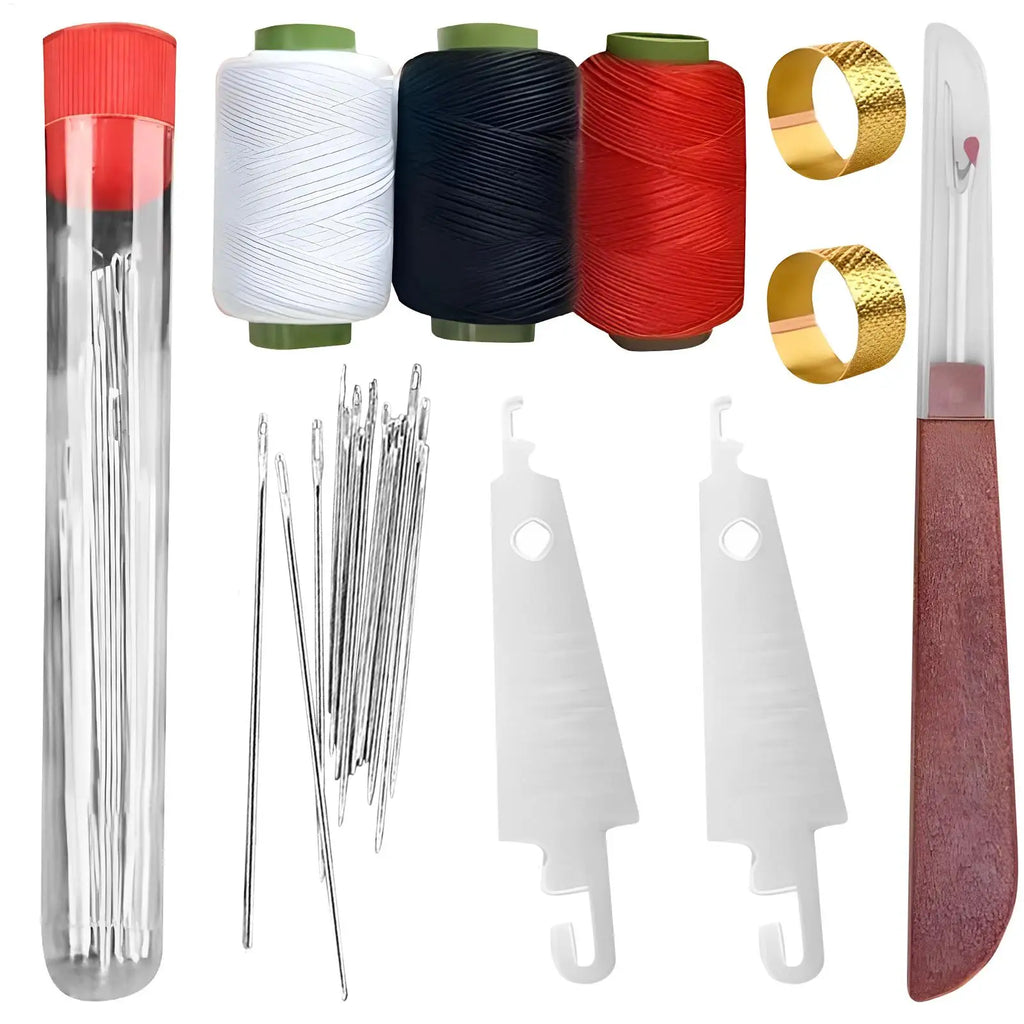 Sewing Kit Clothes Quilting Tools Multifunctional Set of 37 Sewing Kit for Dormitory Home Craft Travel College Hobby Tailors Zpaxo Default Title
