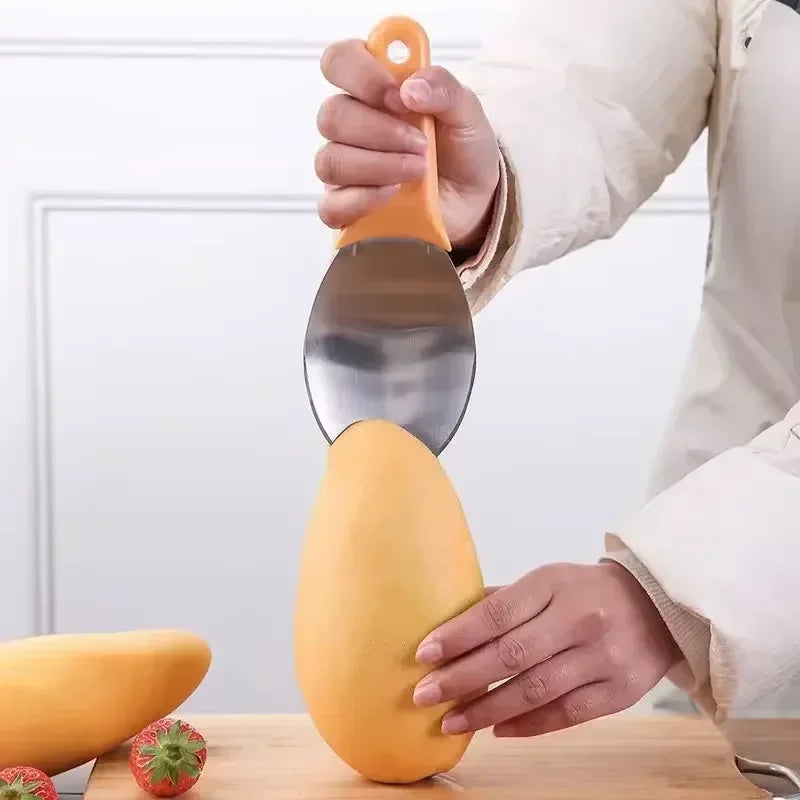 Hot Multifunctional Mango Spoon Mango Knife Cutting Granule Tool Peeler Peeler Mango Avocado Scoop Kitchen Fruit Tool Zpaxo