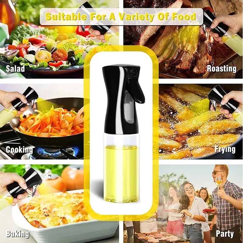 Oil Spray Oil Sprayer Bottle Plastic Household Kitchen Nebulizing Mist Filling Cooking Dual Use BBQ Camping Bbq Accessories Zpaxo