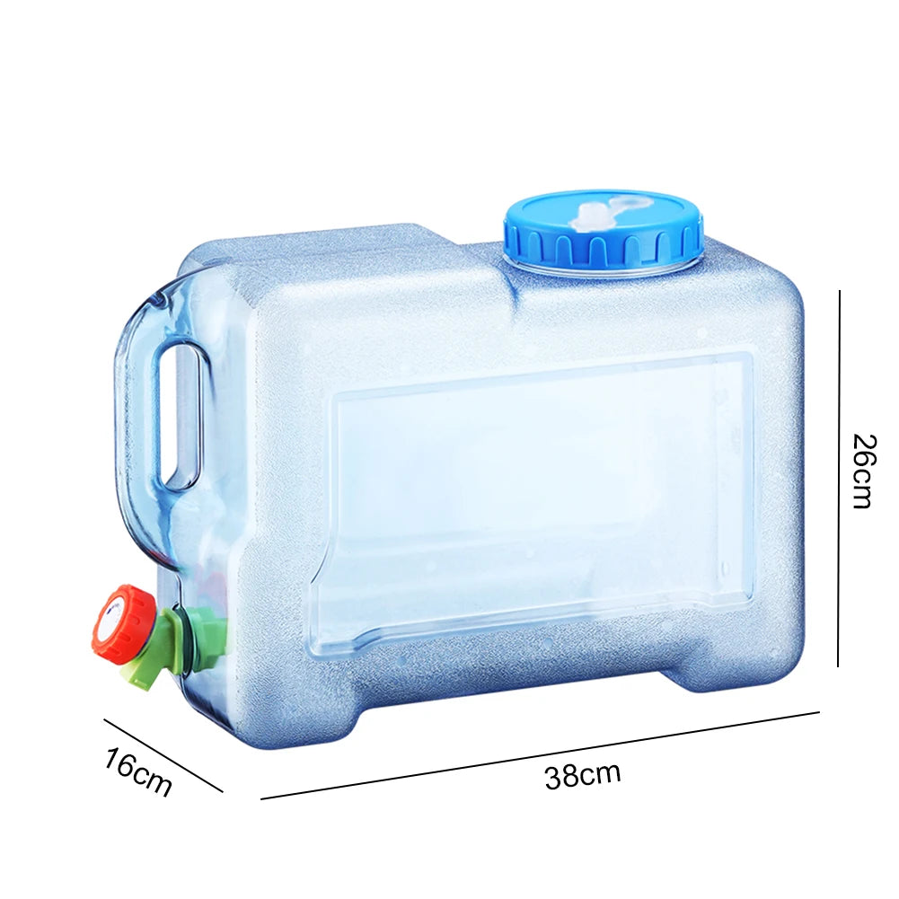 Water Container No Leakage Portable Camping Jug Spigot Tank Car