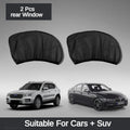 Car Side Window Sunshade – UV Mesh Curtain 2-Pack | SUV & Car