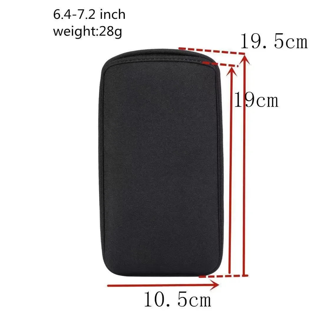 Universal Neoprene Mobile Phone Bag Pouch Iphone 13 12 11 5 5s 6 7 8 Zpaxo 19x10.5cm