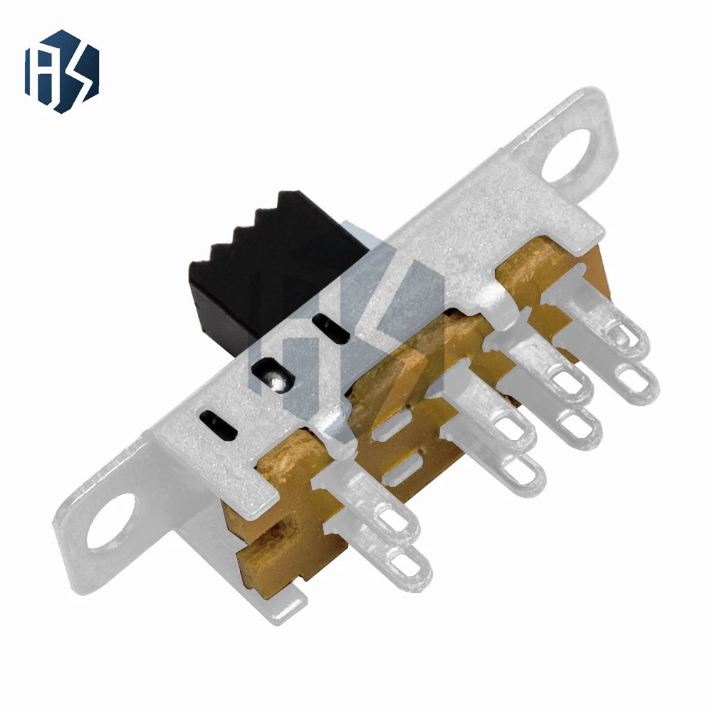 10~50PCS SS23E04 Double Toggle Switch 8 Pins 3 files 2P3T DP3T Handle high 5mm small slide switch Zpaxo