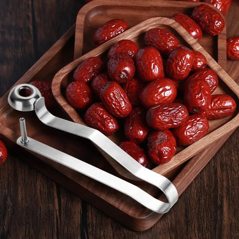 Stainless Steel Cherry Pitter & Fruit Corer Kitchen Tool