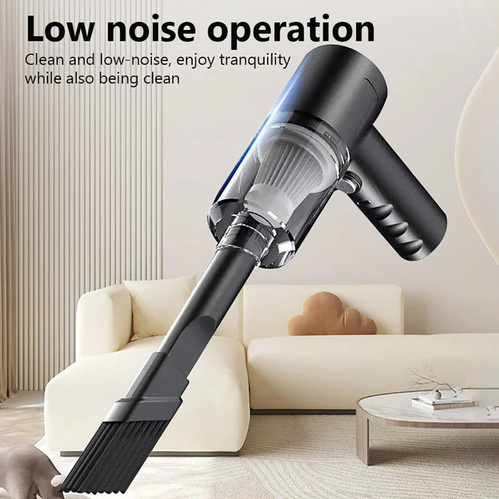 Vacuum Cleaner in Car Vacuum Cleaner Combination USB Charging Car Household with Fully Automatic High Power Powerful Cleaning Zpaxo