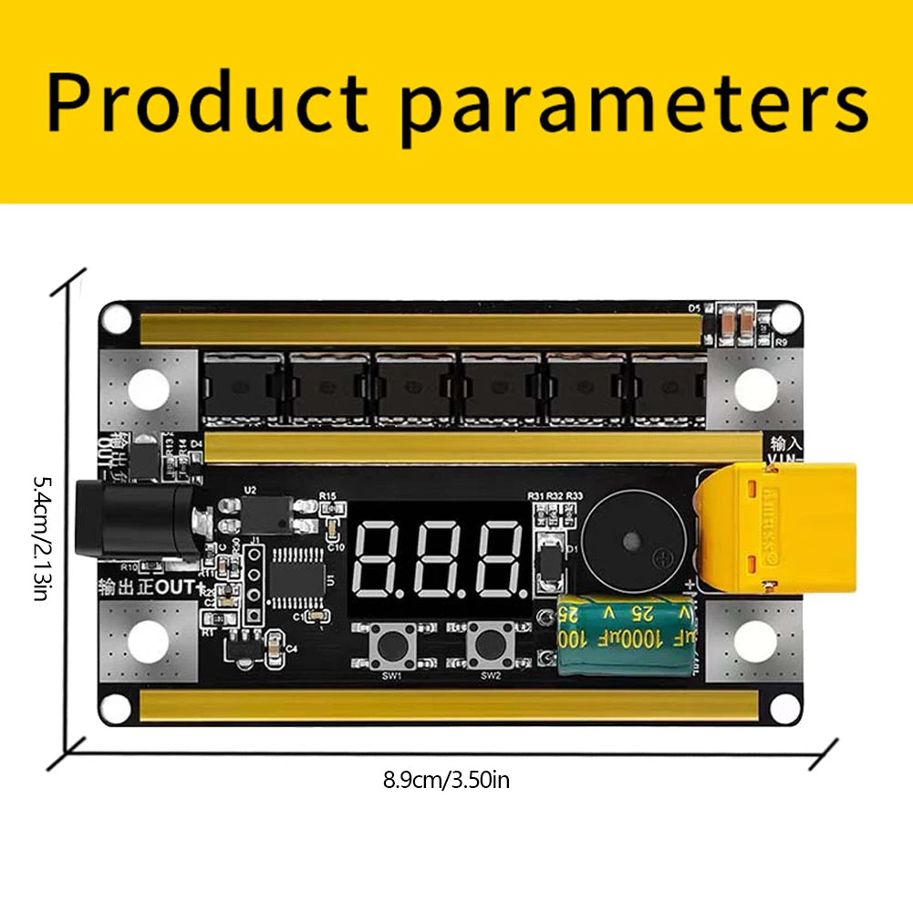 GX591 DIY Spot Welder Digital Tube Display 12V Control Board 99 Gears