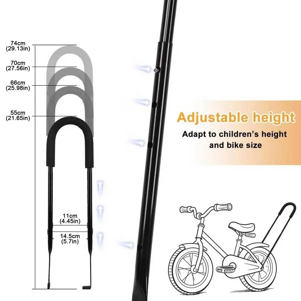 Bike Training Bar Children Cycling Safety Trainer Handle Kids Riding