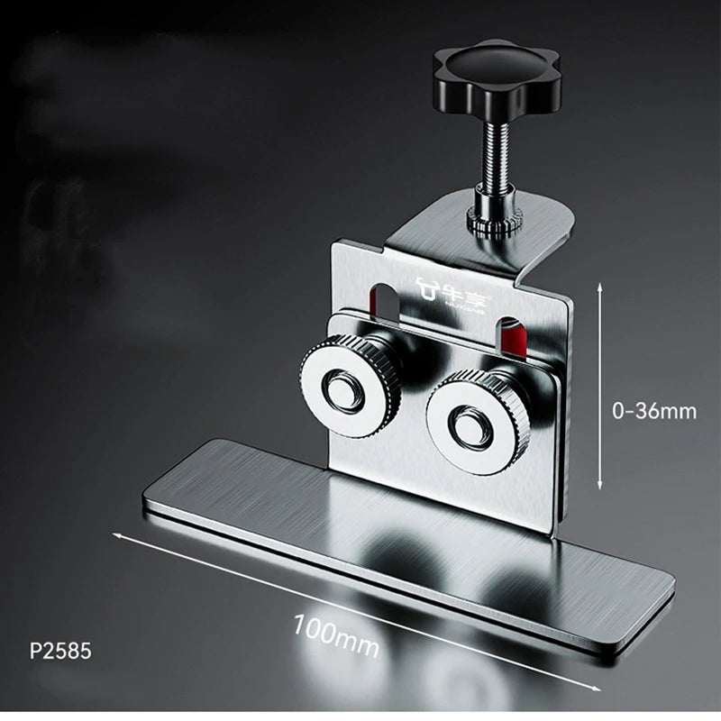 Cabinet Door Installation Tool Stainless Steel Cabinet Frame Fixture Household Portable Cabinet Door Mounting Jig Bracket Zpaxo