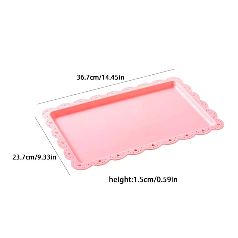 Christmas Tray Elegant Plastic Cake St Display Holder Wedding Birthday Party Supplies Christening Bridal Shower Zpaxo