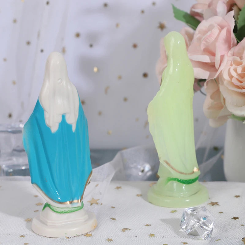 Catholic Mary Statue Handmade Virgin Jesus Home Decor Zpaxo