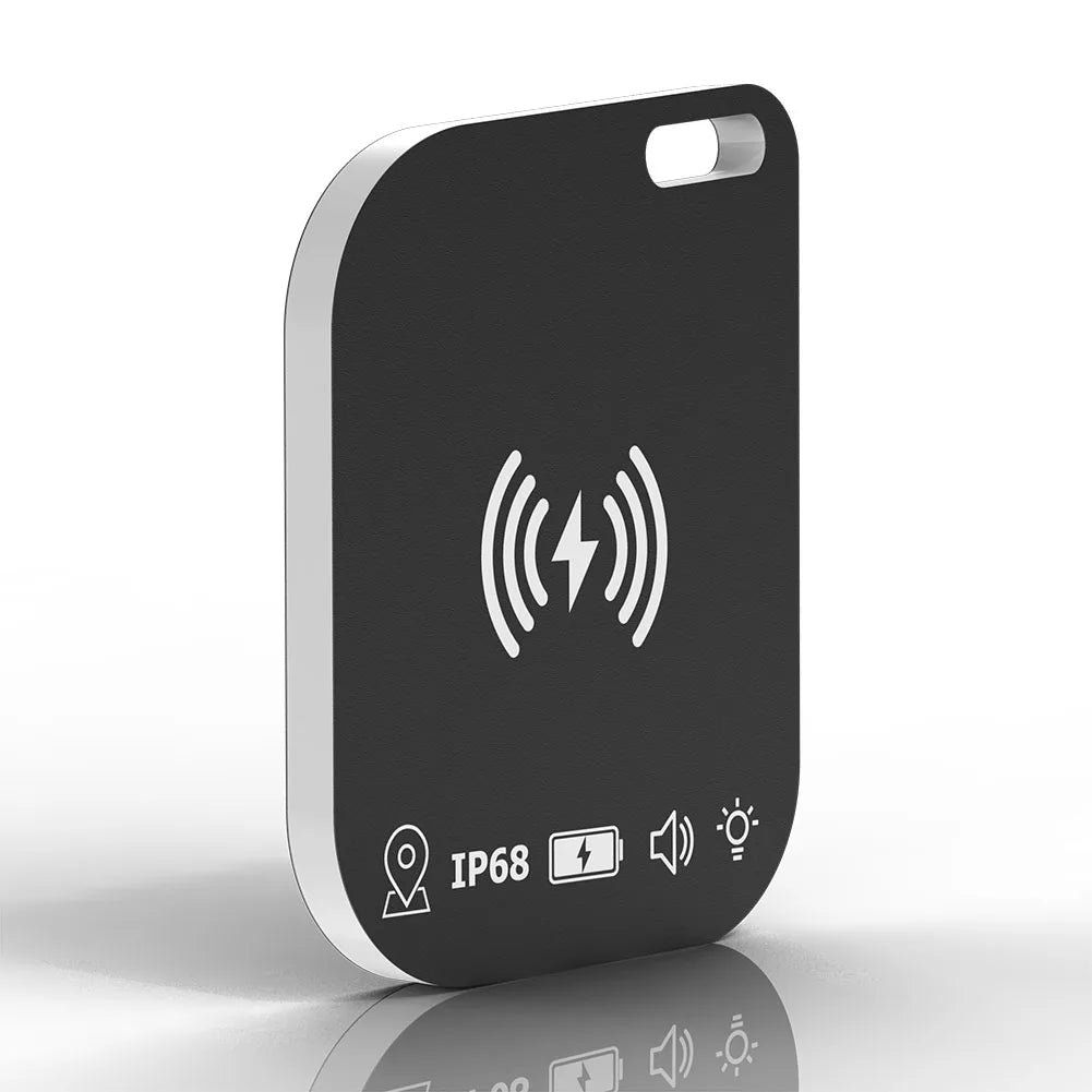 Wireless Charging Ultra Slim Tracking Card Waterproof Works Find My Zpaxo