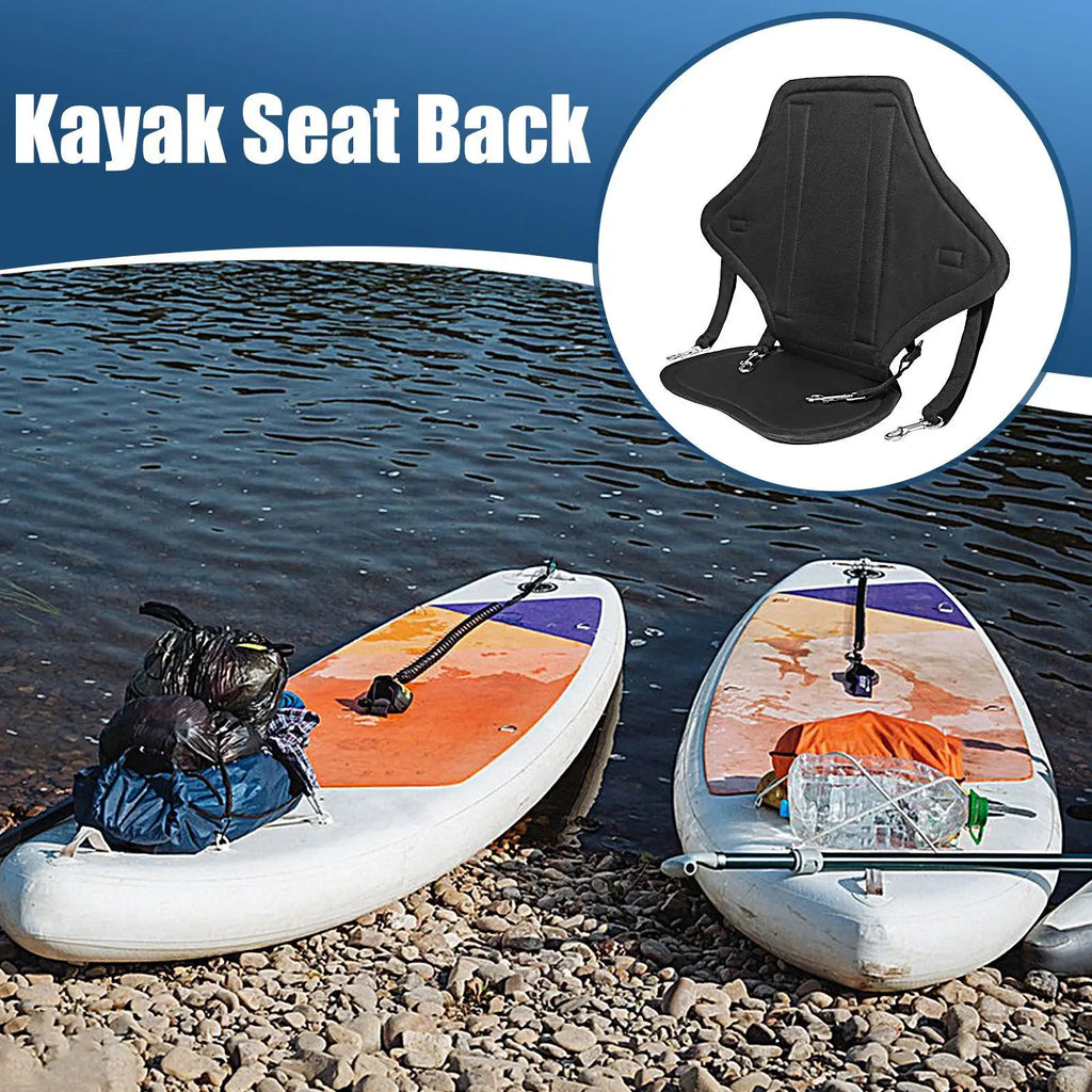 Kayak Seat Cushion Storage Bag Padded Adjustable Canoe Safety