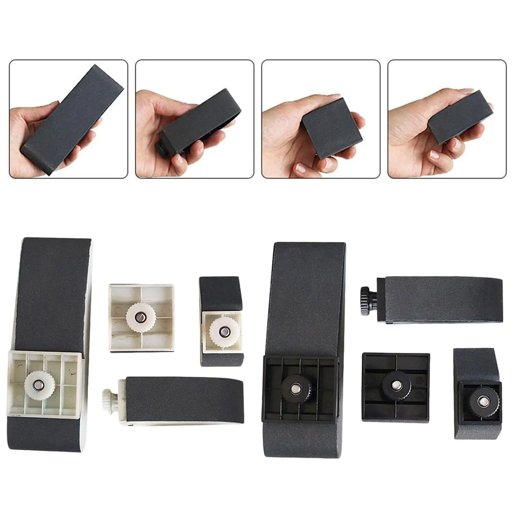 4PCS Hand Sanding Blocks Square and Rectangle-Shaped for Wood Furniture Restoration Home Arts and Crafts Zpaxo