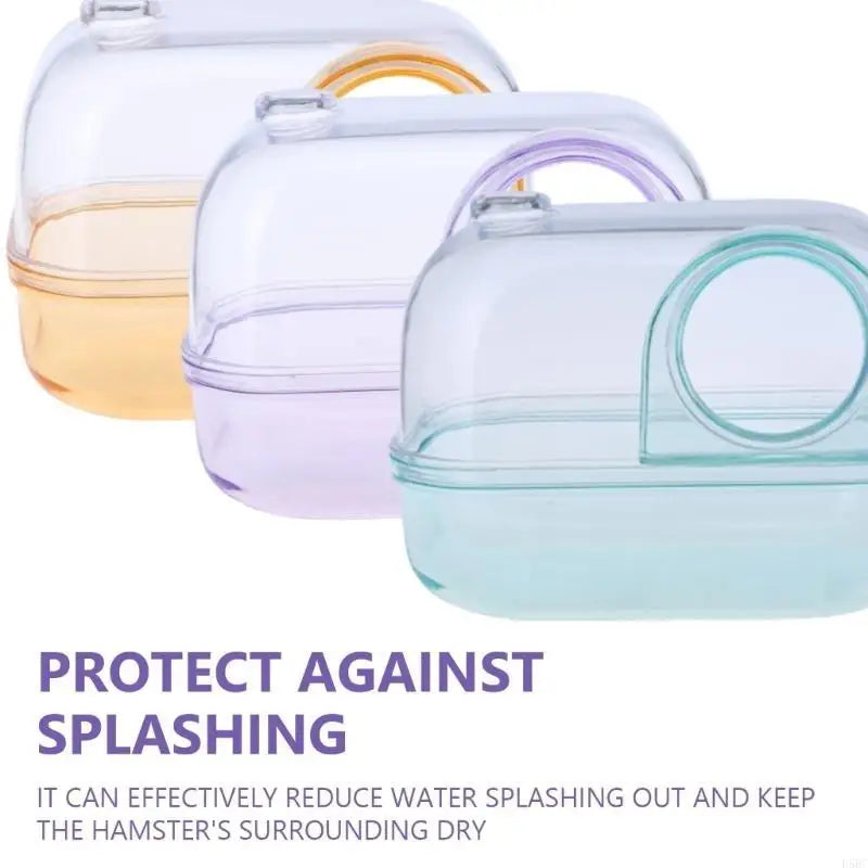 Pet Hamster Potty Sand Bath Large Cage Accessories Easy Clean No
