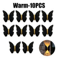 Solar Butterfly Wall Light Outdoor Modern Minimalist Design Stair