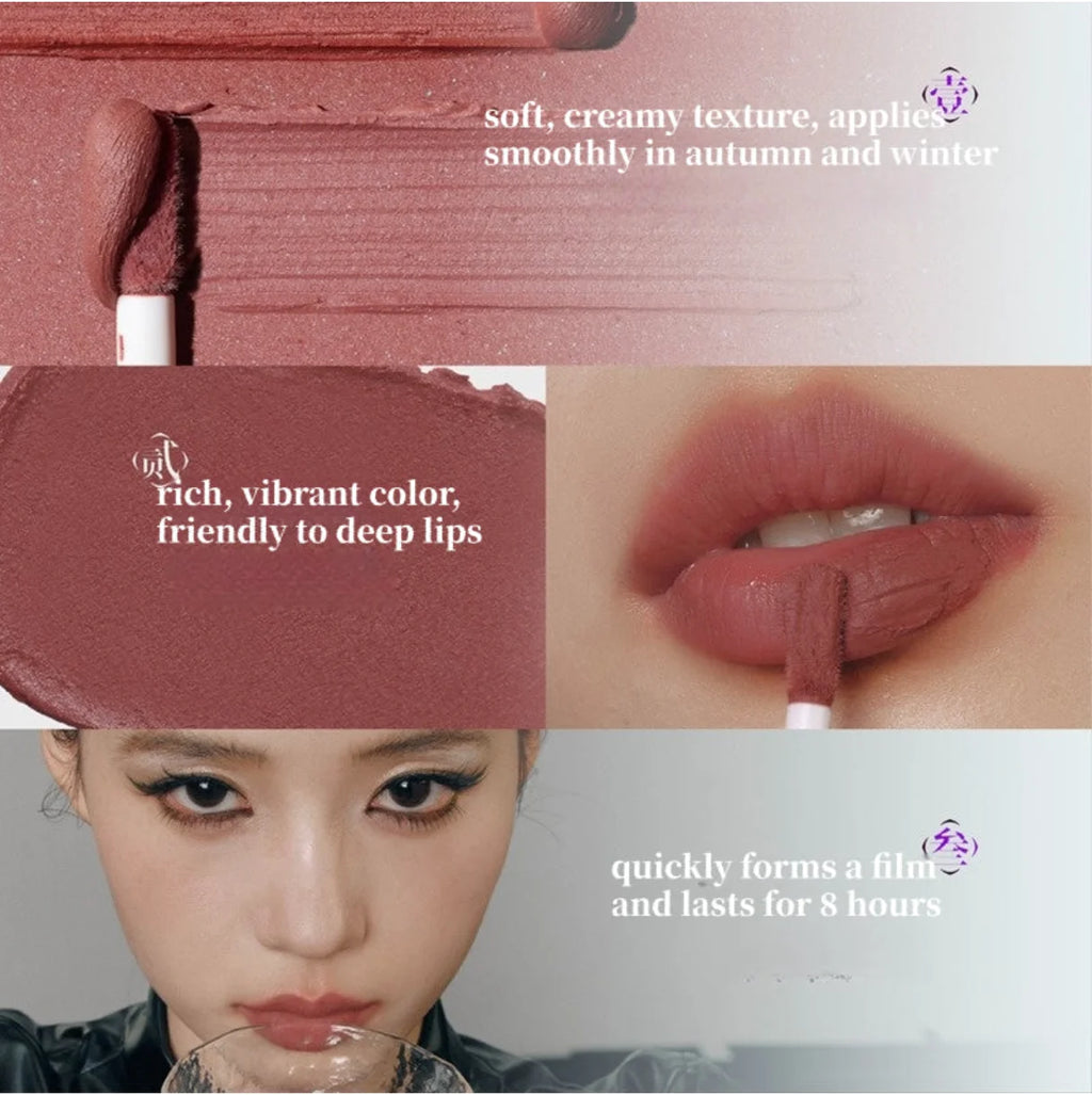 Girlcult MARTIAL WORLD LIPSTICK Lip Cream Mud Thin Matte Soft Mist Zpaxo