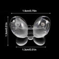 Transparent Gel Showing Ring Butterfly Display Nail Chart Art Tool Zpaxo black