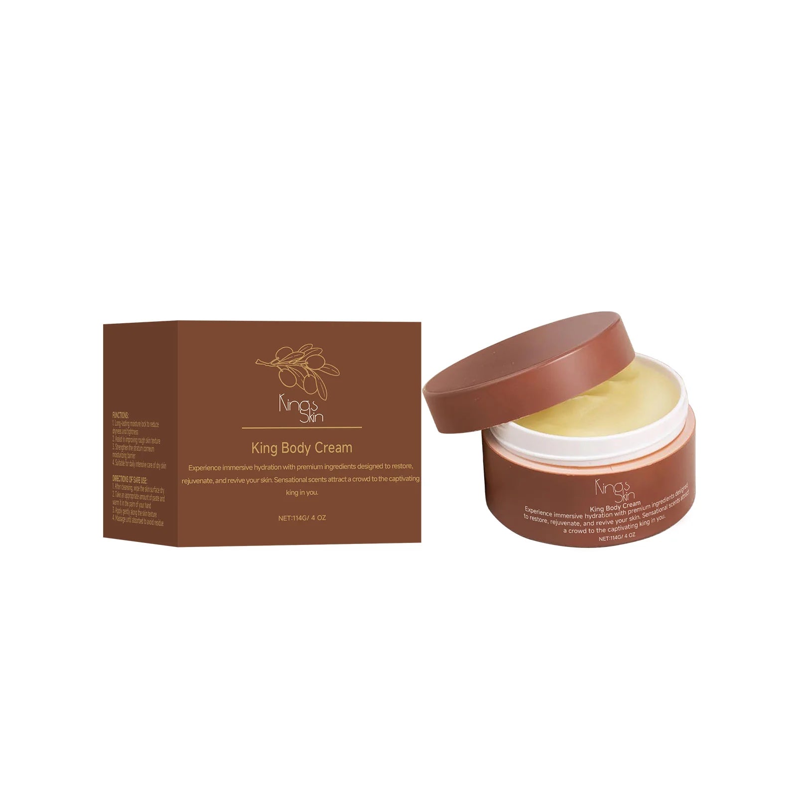 Shea Butter Moisturizer Cream – Deep Nourishing Body Milk Body Moisturizer Cream Zpaxo 114g 114g