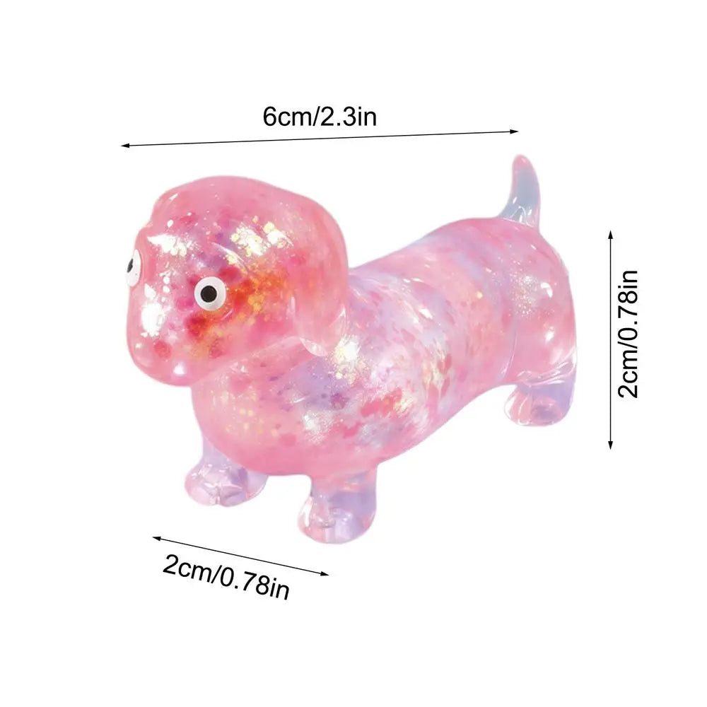 Dachshund Squeeze Toy Squeeze Sensory Dachshund Fidget Novelty Relaxation Toy For Kids Teens Young Adults Office Workers Zpaxo B China Mainland