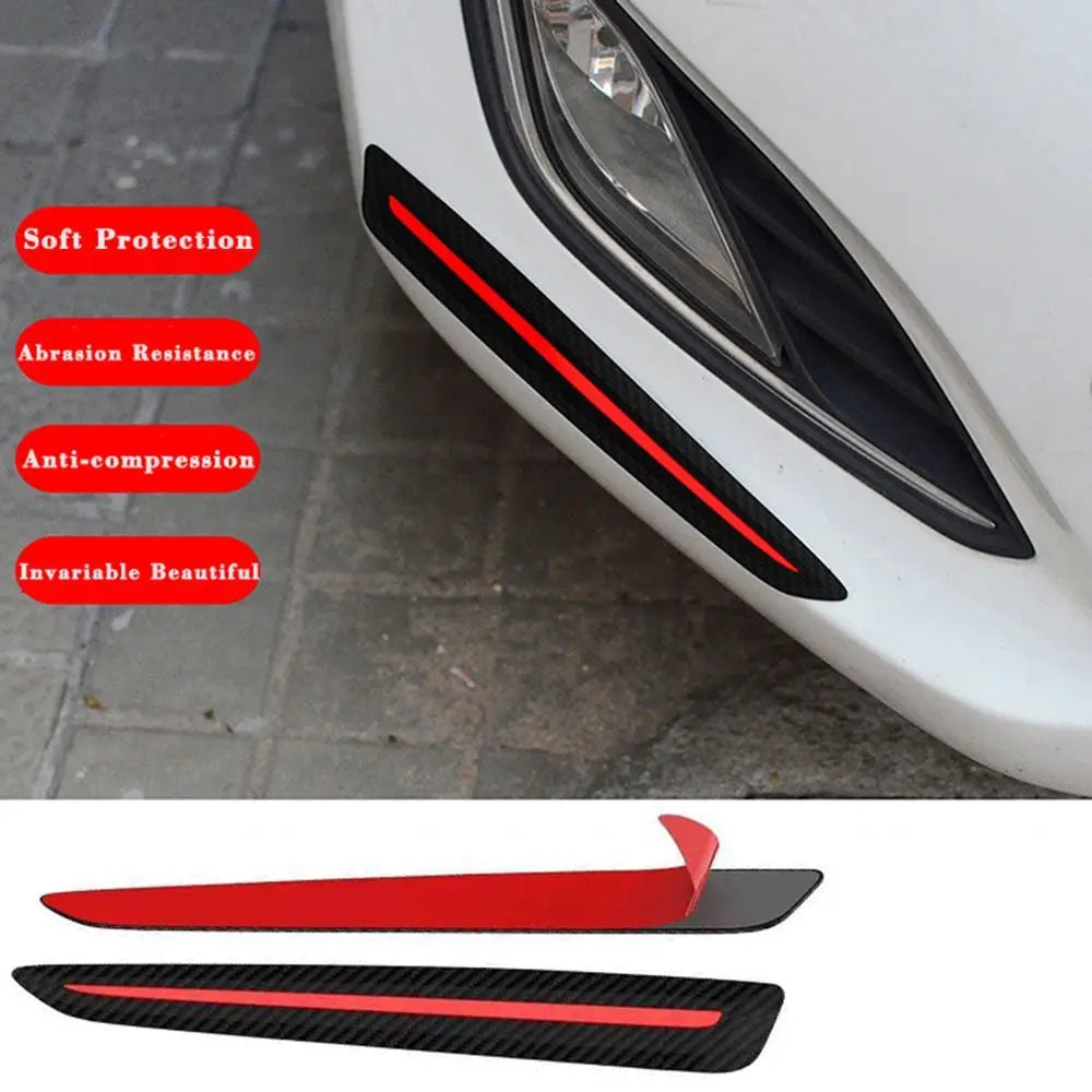 Carbon Fiber 3R Front Rear Auto Protection Zero Decorative Edge Zpaxo