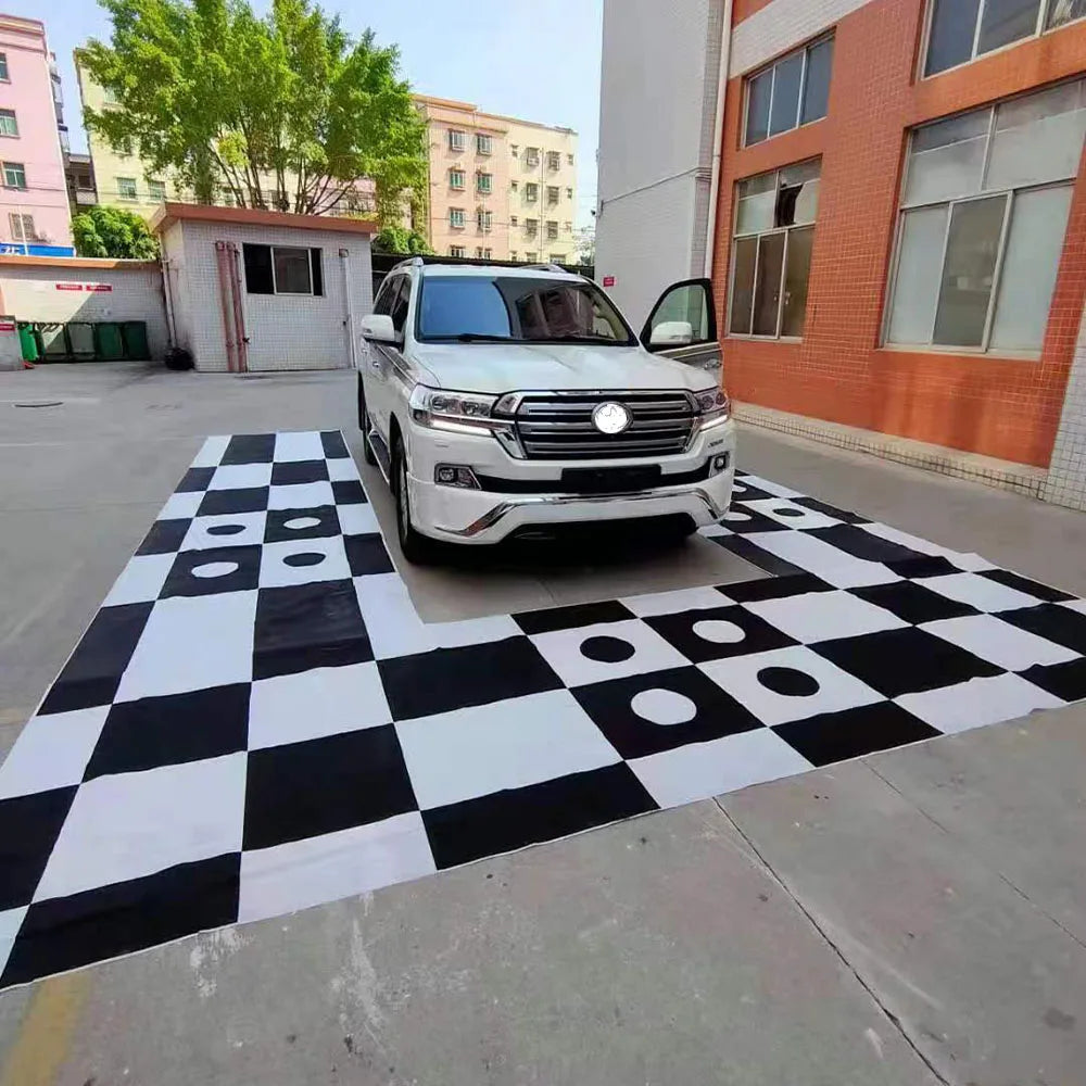 Auto-correction Tracing Point Car 360 Panoramic Surround View Video