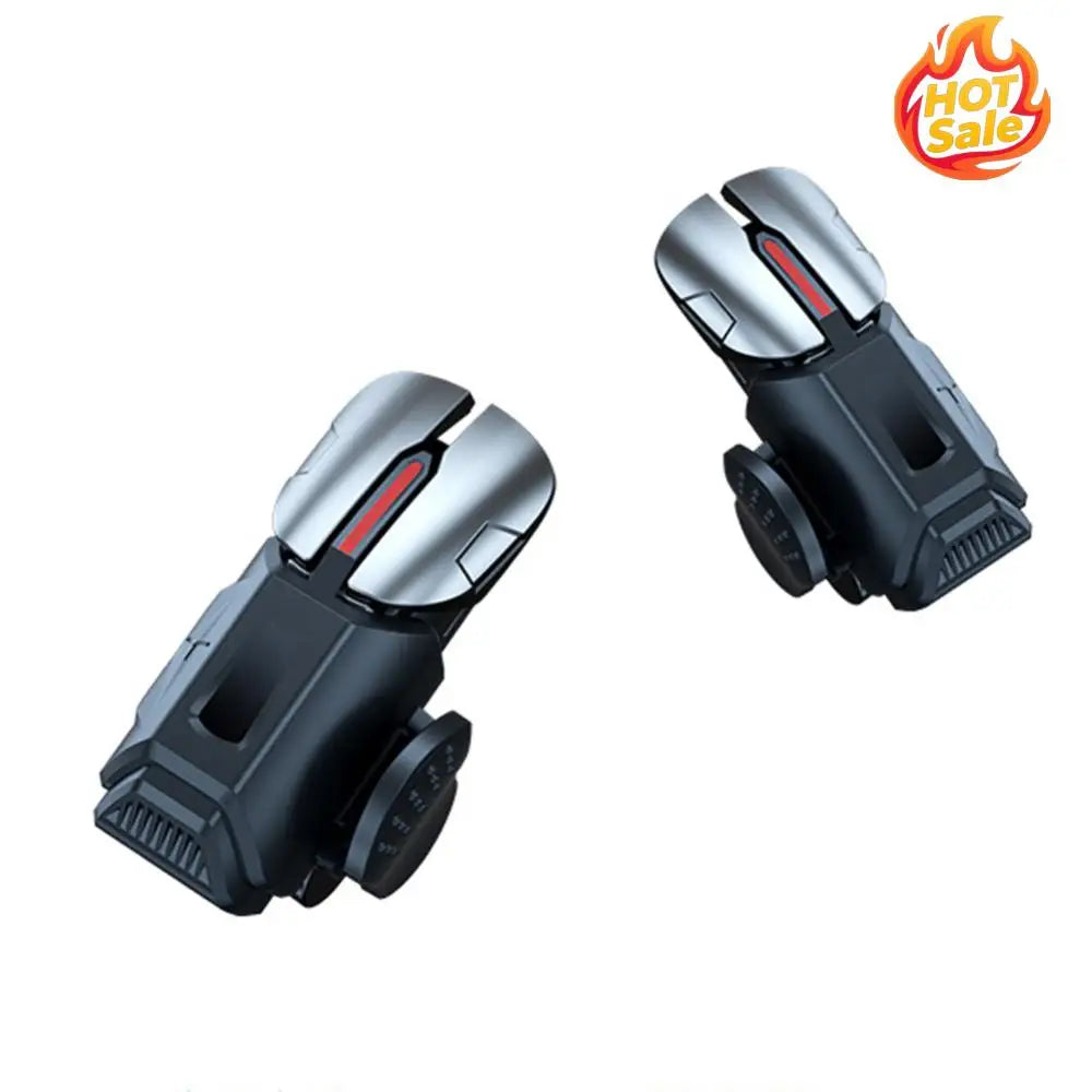 2pcs Mobile Gamepad Trigger Joystick Latency-Free Control for PUBG Game Shooter Fire Button Controller for Iphone Android Phone Zpaxo